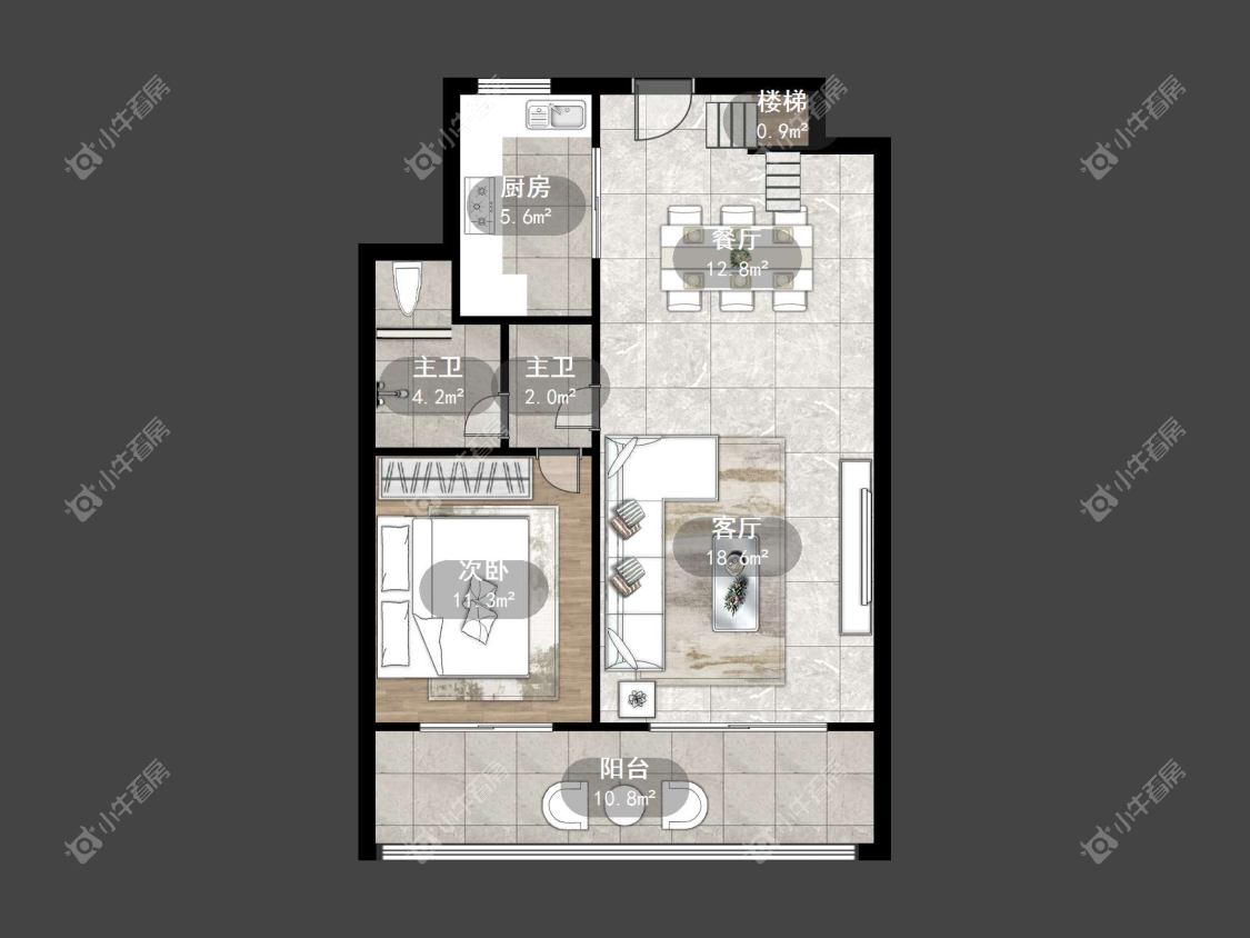 镇江中南君悦府中南一期在售二手房源户型图_小牛看房