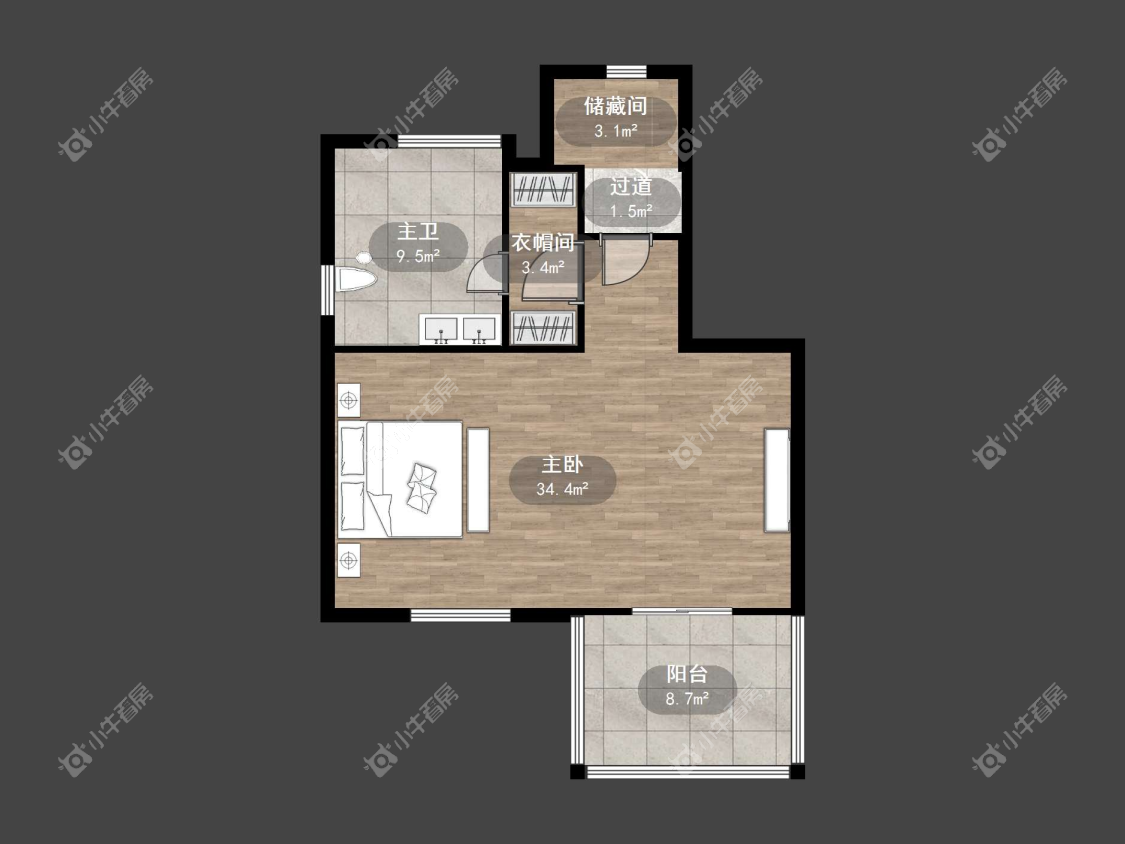 镇江吾悦华府（丹阳）在售二手房源户型图_小牛看房