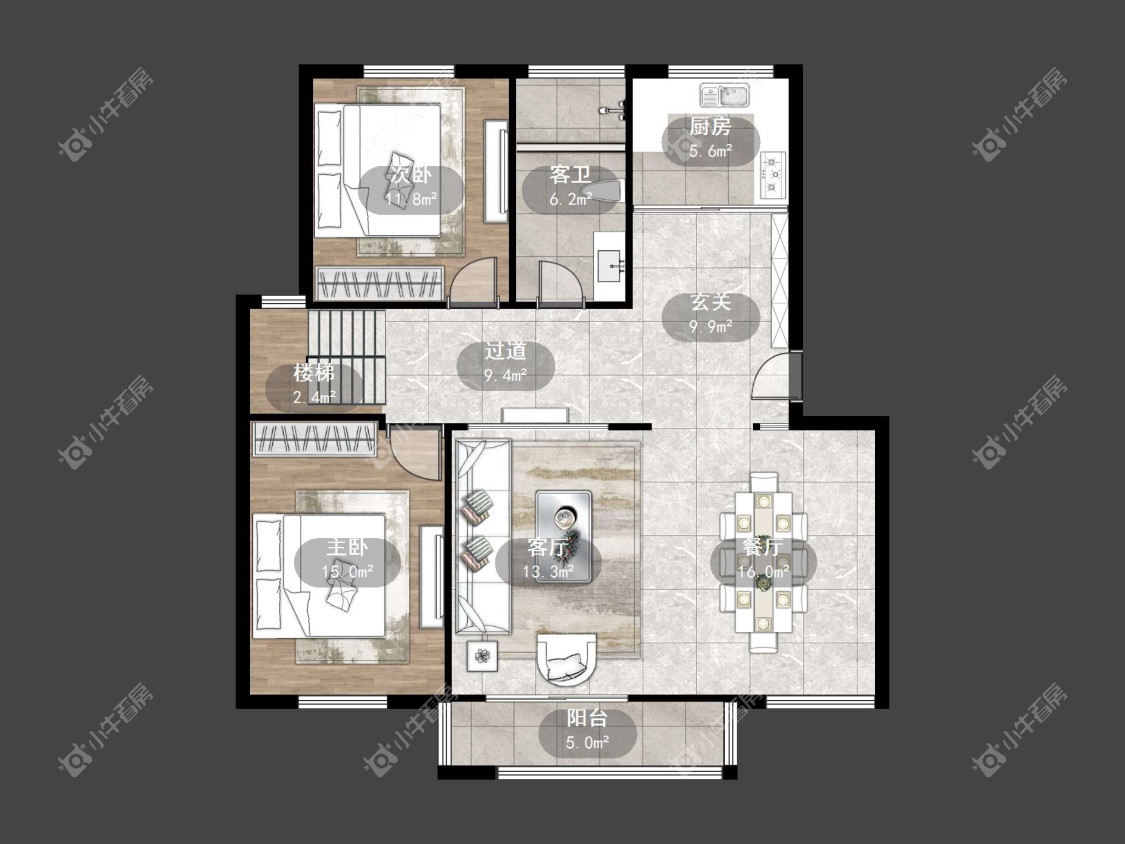 镇江世纪豪都在售二手房源户型图_小牛看房