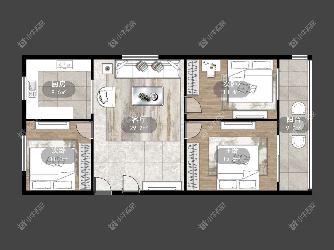 镇江海会一村在售二手房源户型图_小牛看房