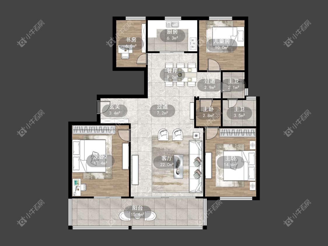 镇江和园在售二手房源户型图_小牛看房