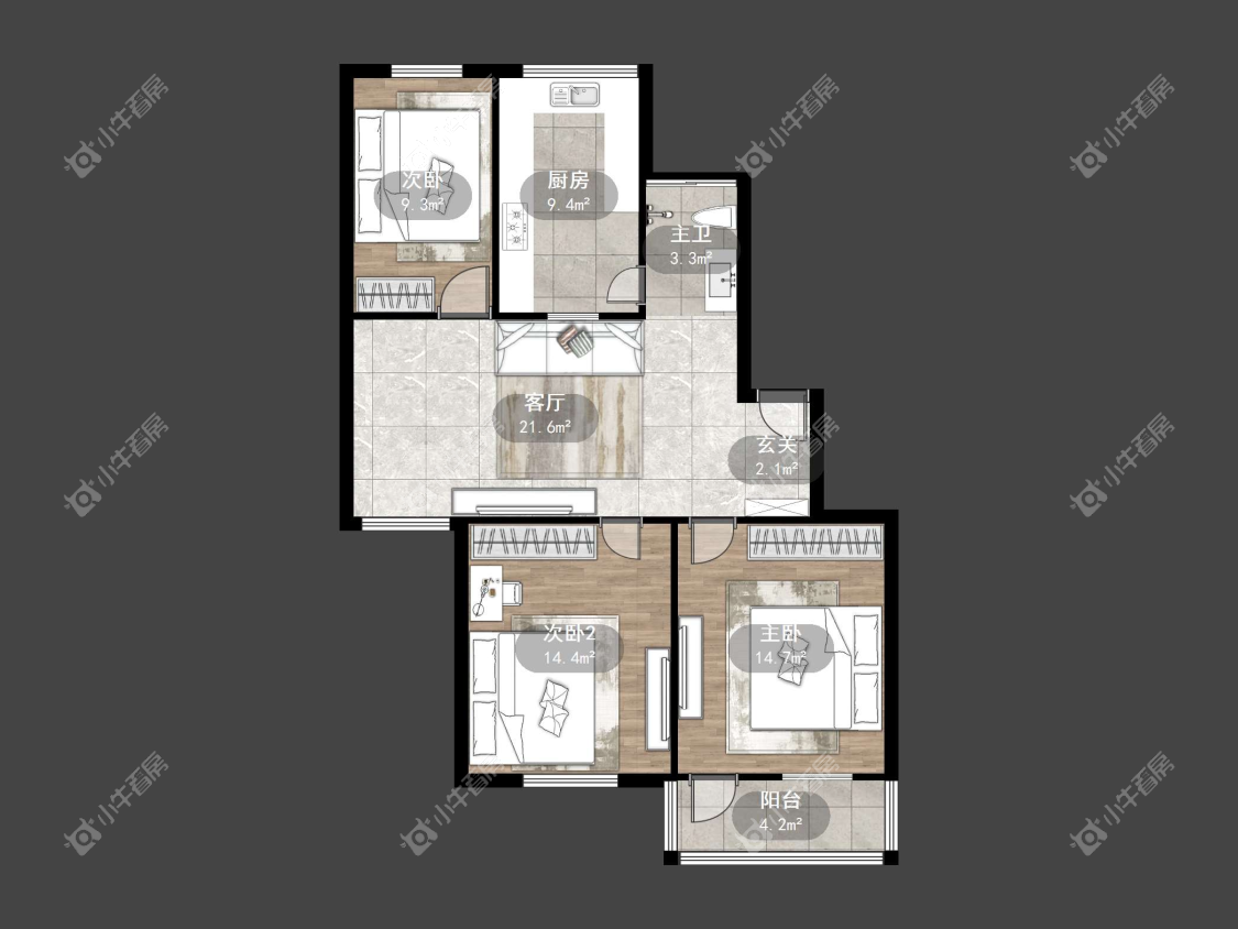 镇江丹阳华阳路综合楼在售二手房源户型图_小牛看房