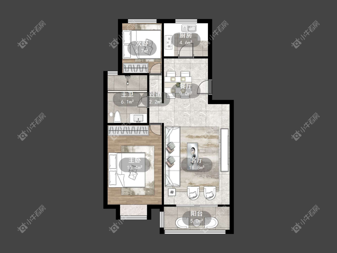 镇江曲园小区在售二手房源户型图_小牛看房