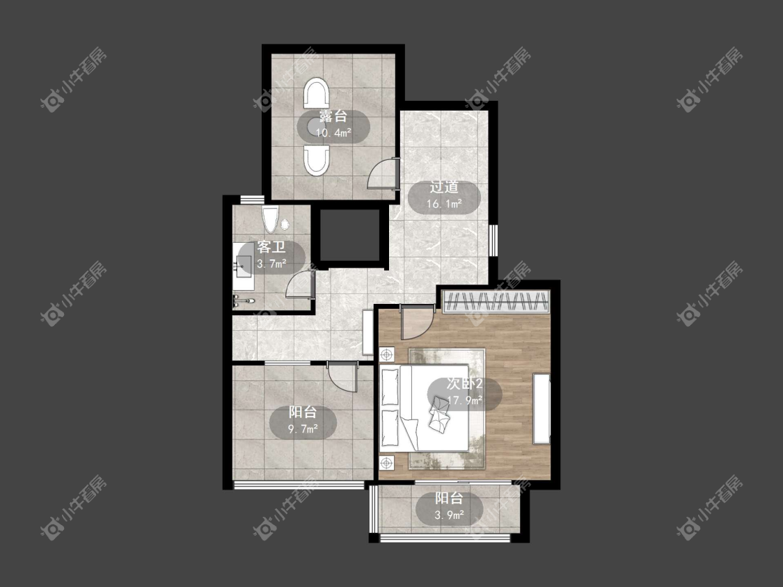 镇江芳草苑在售二手房源户型图_小牛看房