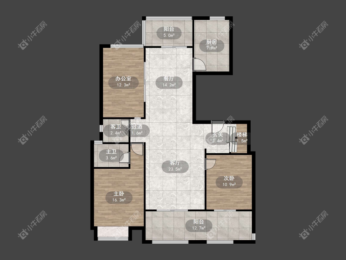 镇江吾悦华府（丹阳）在售二手房源户型图_小牛看房