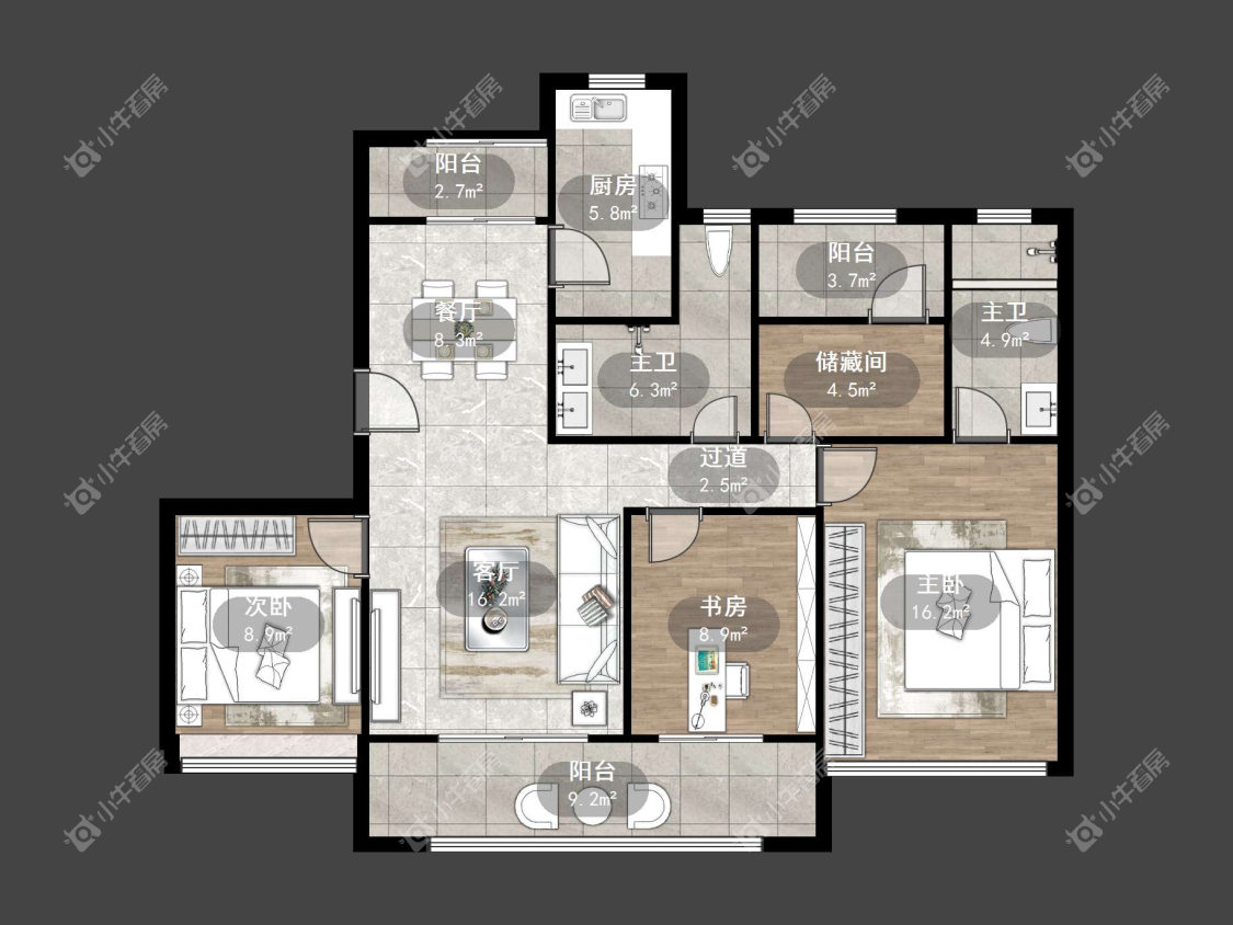 镇江爱家尚城在售二手房源户型图_小牛看房