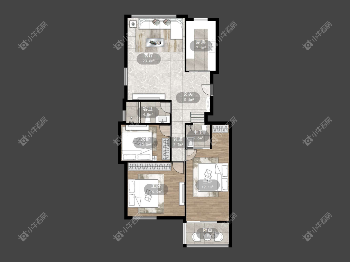 镇江凤翔花园在售二手房源户型图_小牛看房
