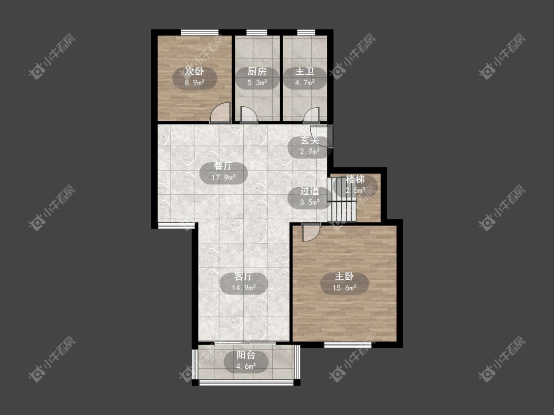 镇江中山商城在售二手房源户型图_小牛看房