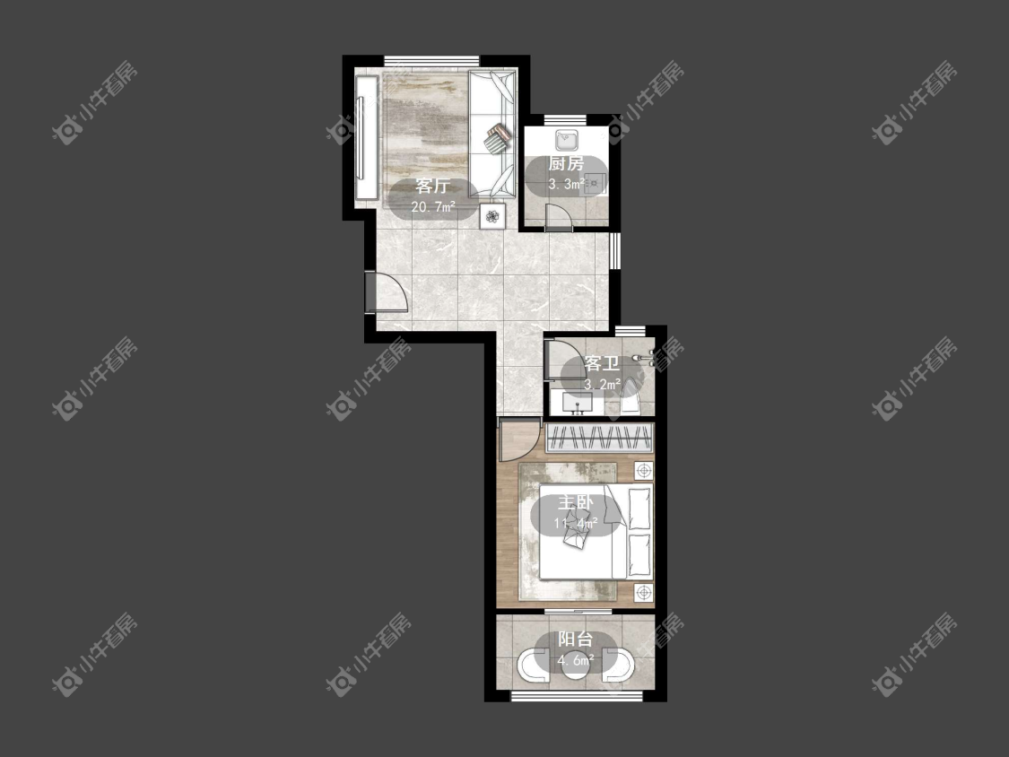 镇江惠和苑在售二手房源户型图_小牛看房
