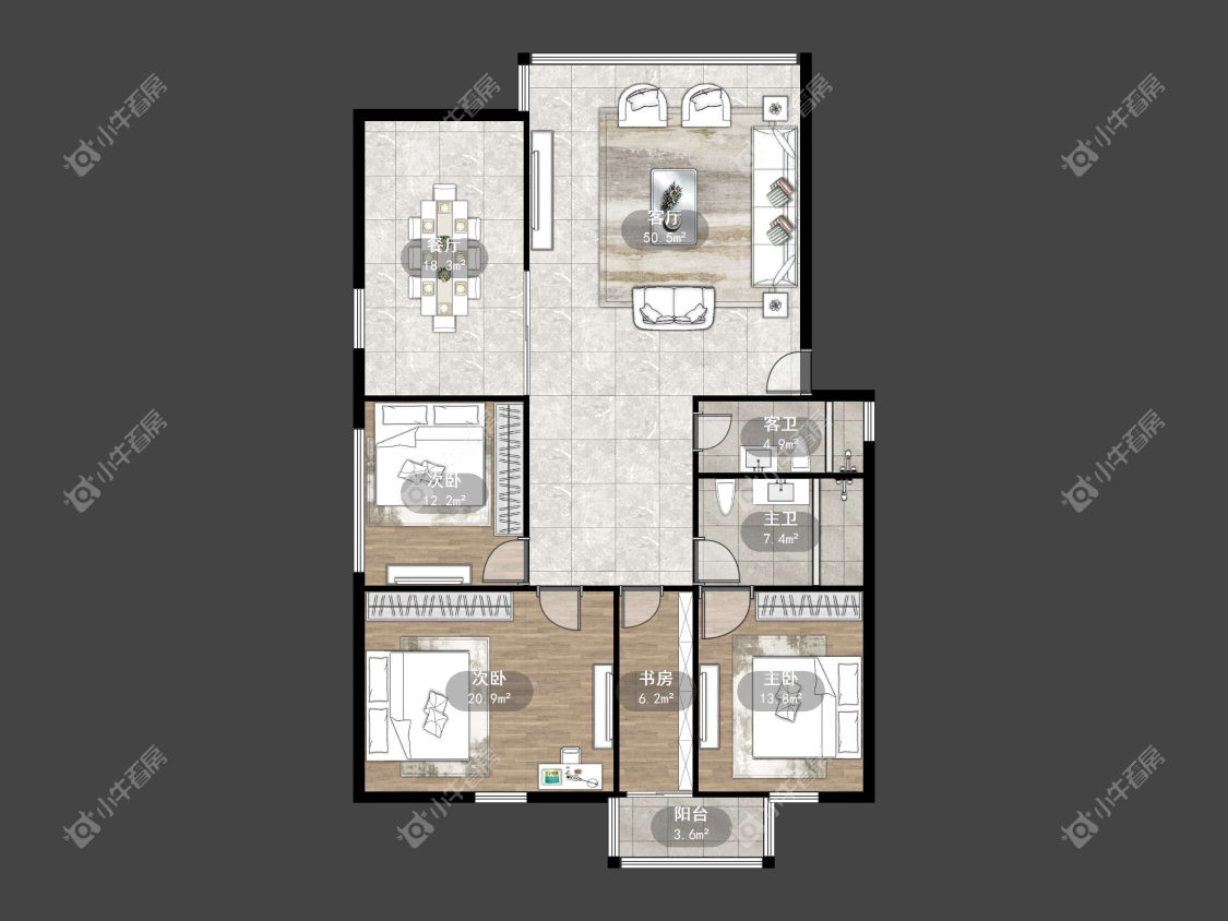 镇江凤翔花园在售二手房源户型图_小牛看房