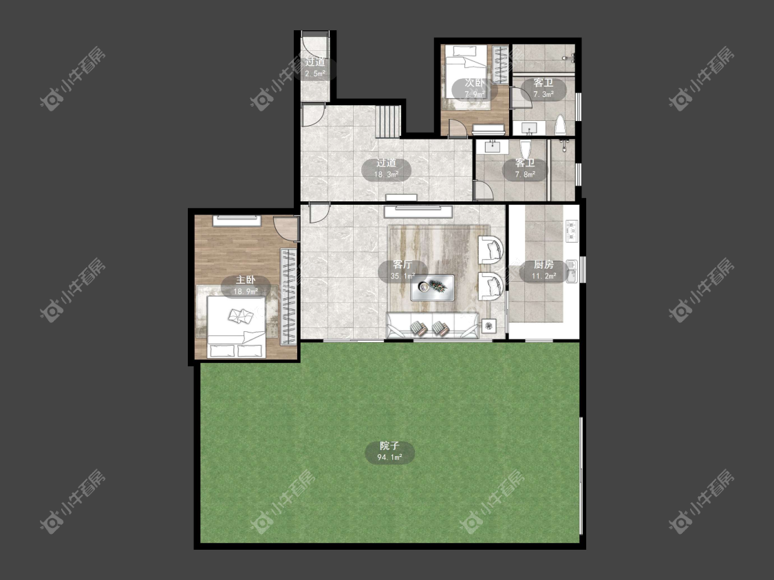 镇江曲园小区在售二手房源户型图_小牛看房