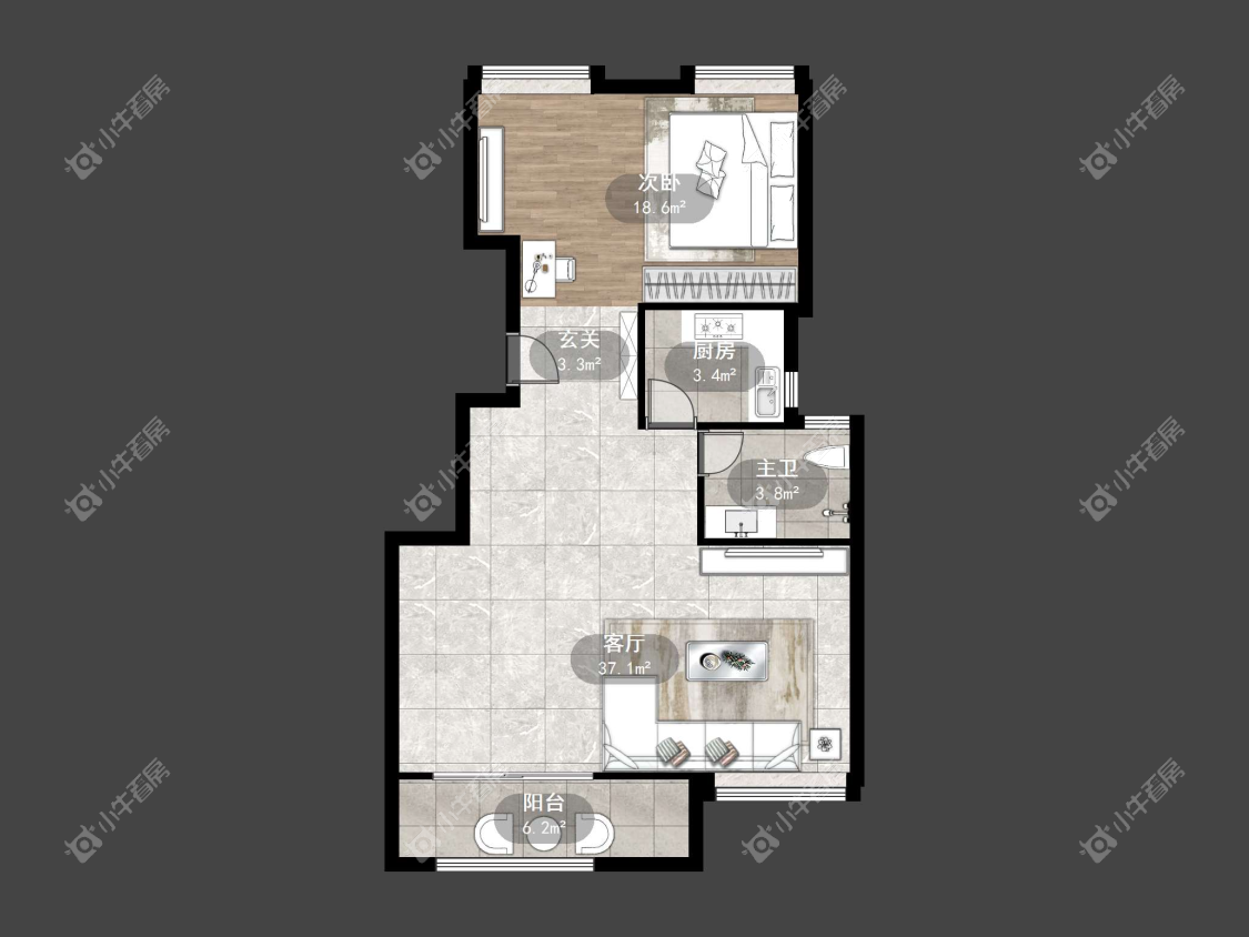 镇江翡翠林花园（天福花园）在售二手房源户型图_小牛看房