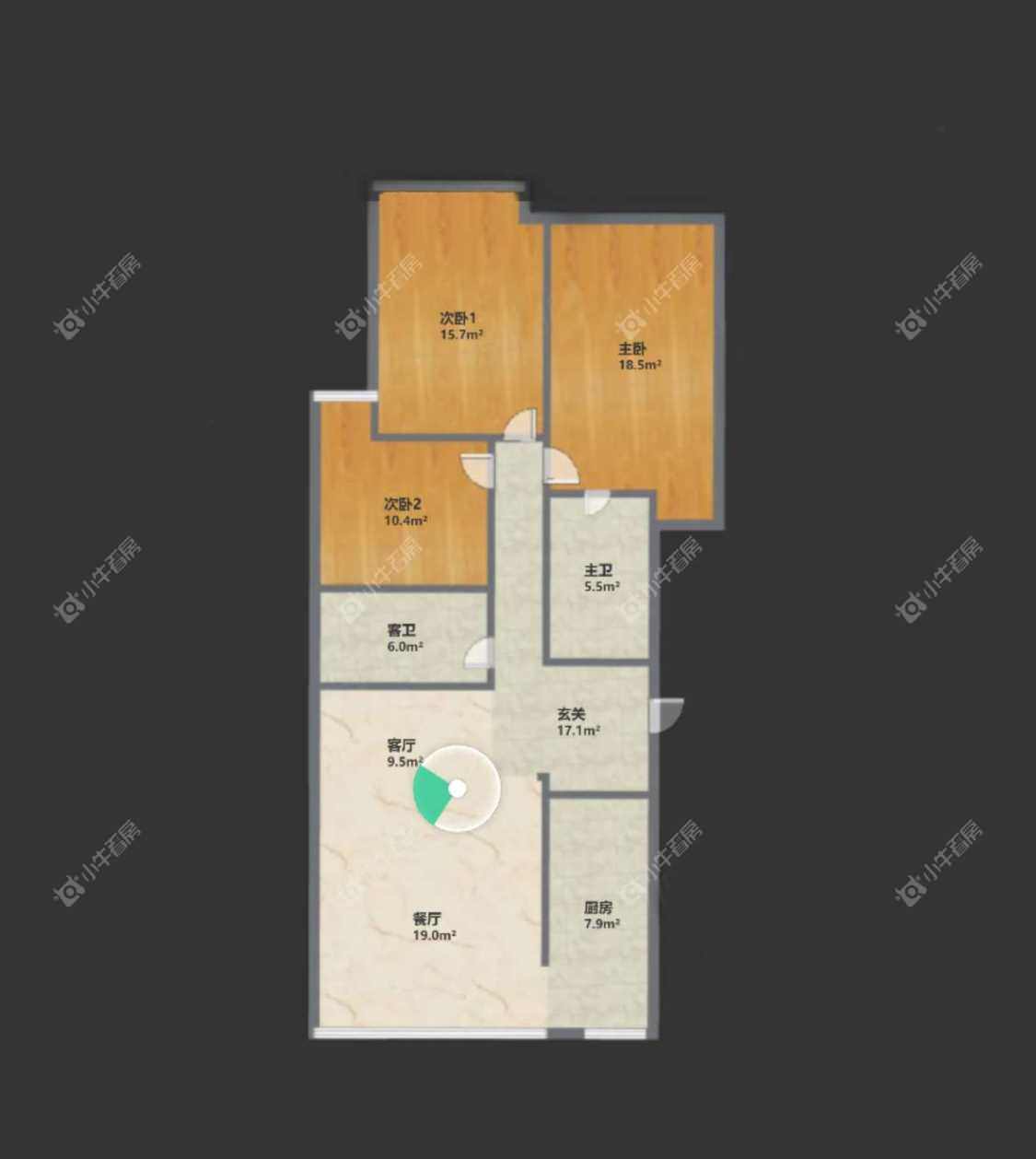 镇江凤翔花园在售二手房源室内图_小牛看房