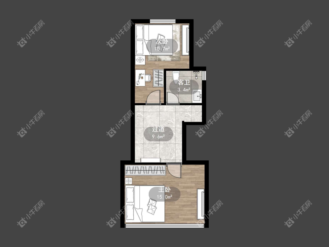 镇江金鼎城市花园在售二手房源户型图_小牛看房