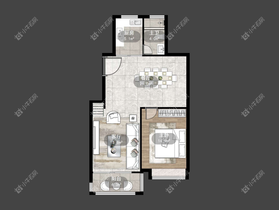 镇江新新家园在售二手房源户型图_小牛看房