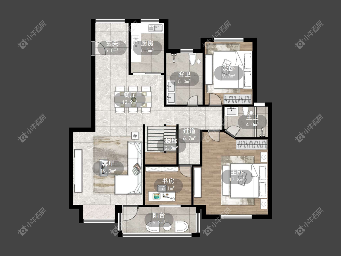 镇江世纪豪都在售二手房源户型图_小牛看房