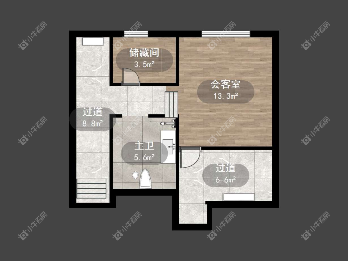 镇江金鼎城市花园别墅区在售二手房源户型图_小牛看房