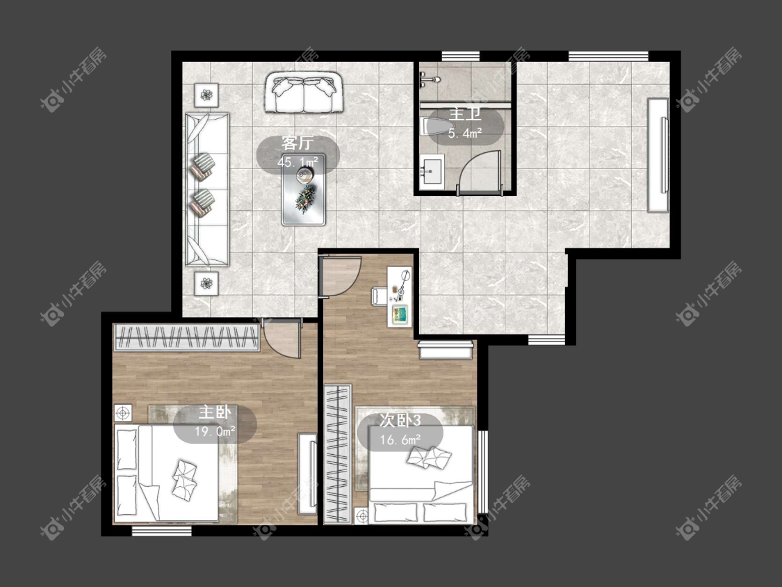 镇江世纪豪都在售二手房源户型图_小牛看房