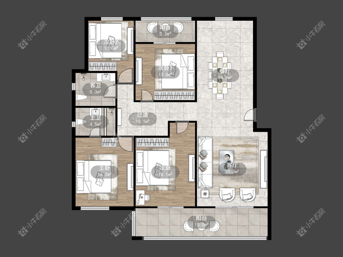 镇江和园在售二手房源户型图_小牛看房
