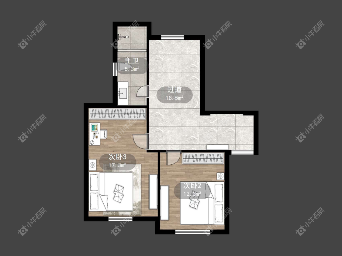 镇江欧洲城在售二手房源户型图_小牛看房
