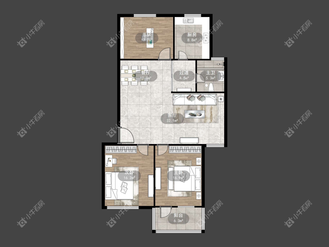 镇江水关新村在售二手房源户型图_小牛看房