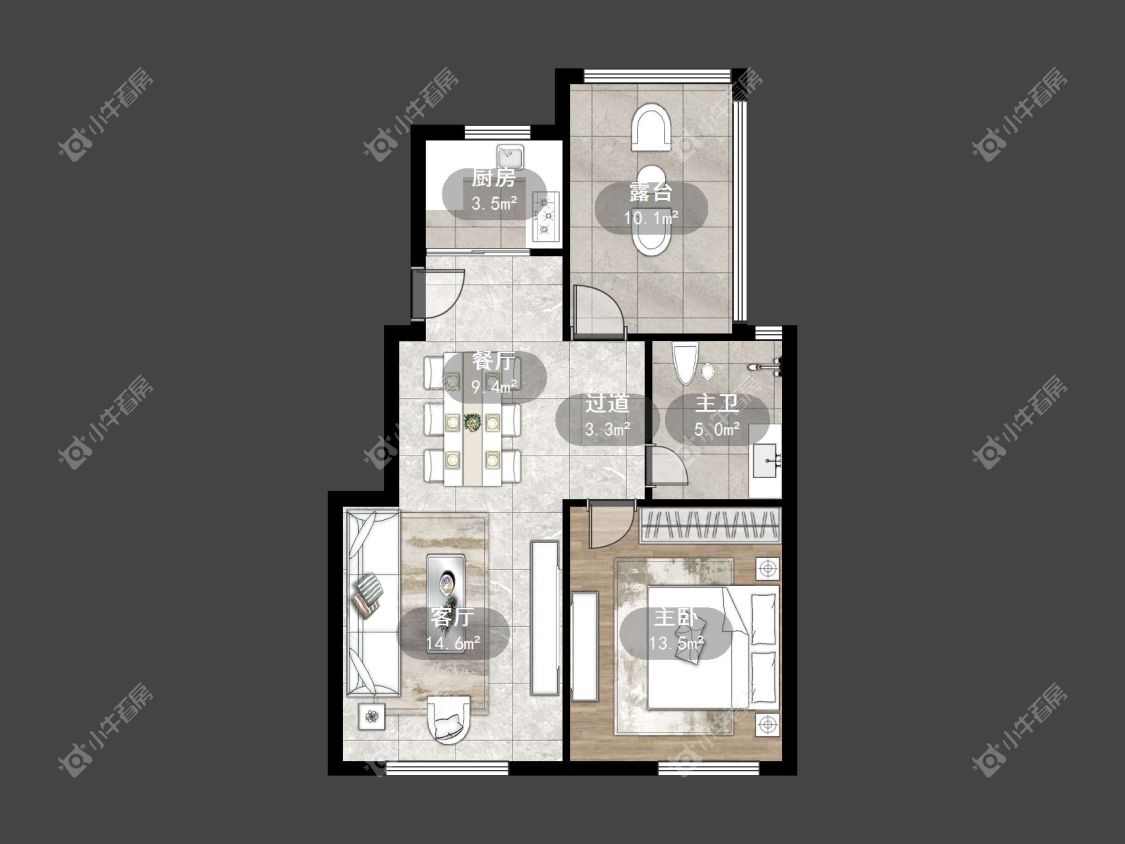 镇江滨河凤凰城在售二手房源户型图_小牛看房