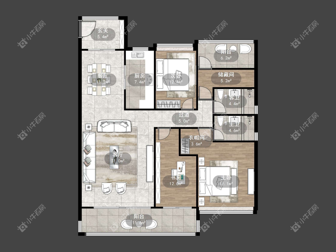 镇江凤熹台在售二手房源户型图_小牛看房