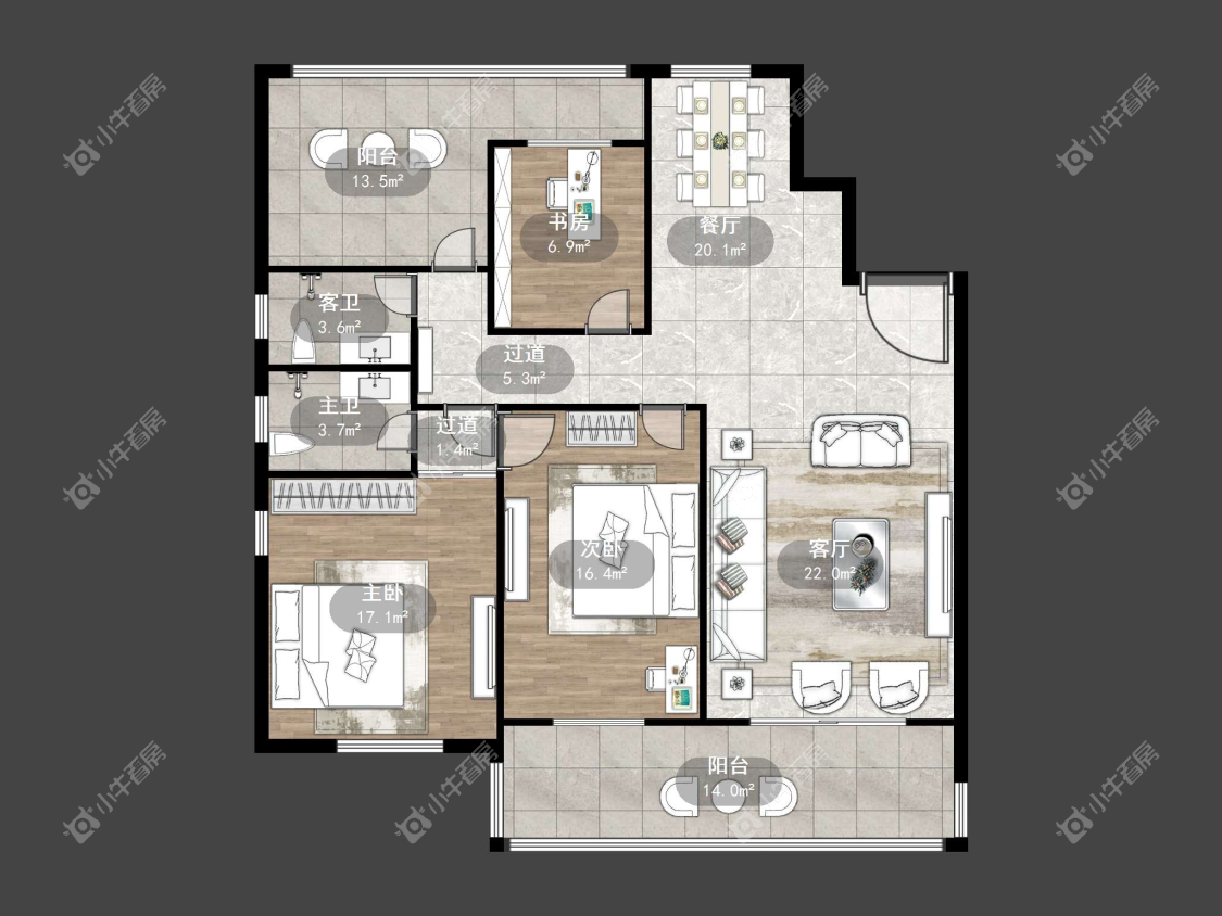 镇江天怡紫宸在售二手房源户型图_小牛看房