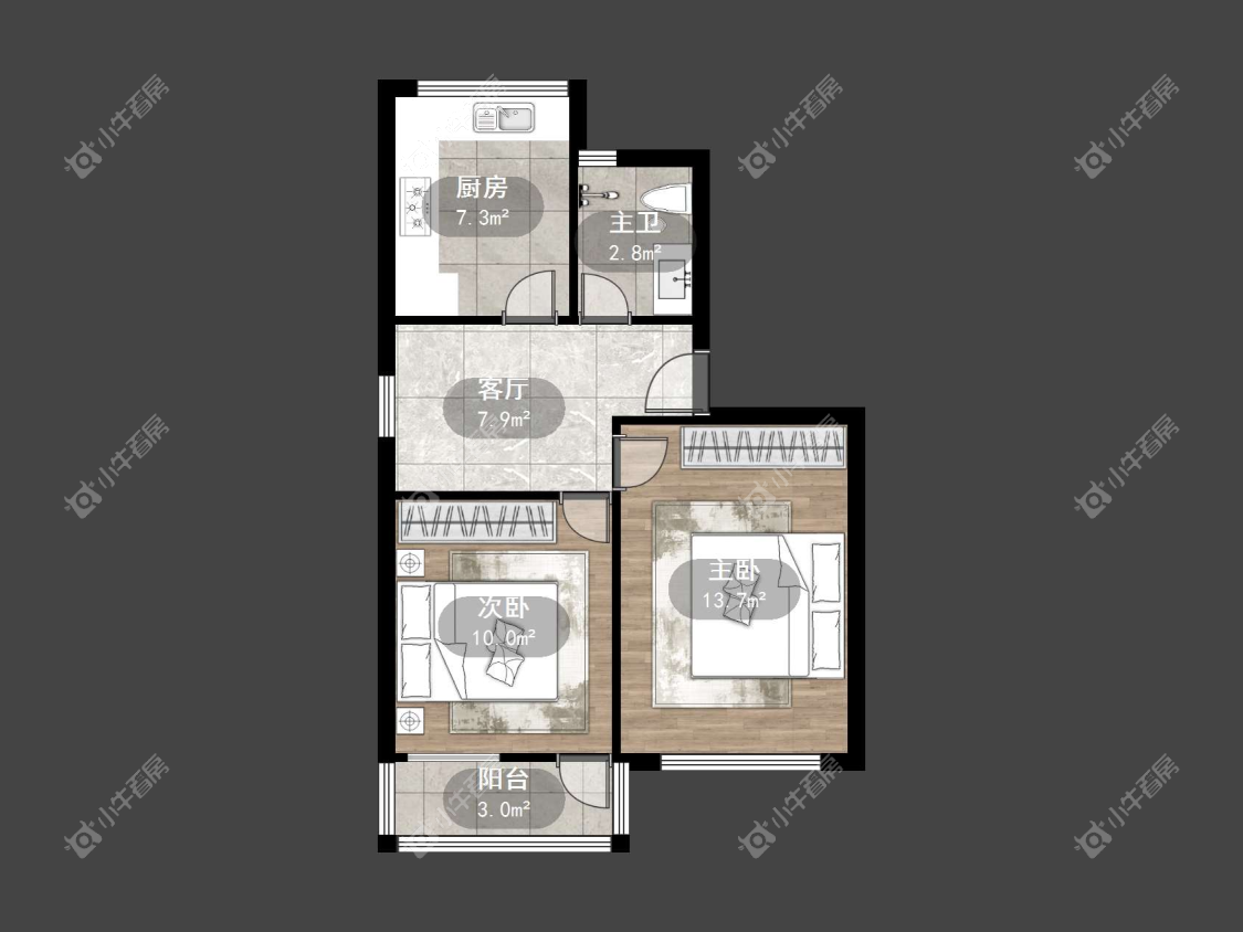 镇江云阳新村在售二手房源户型图_小牛看房