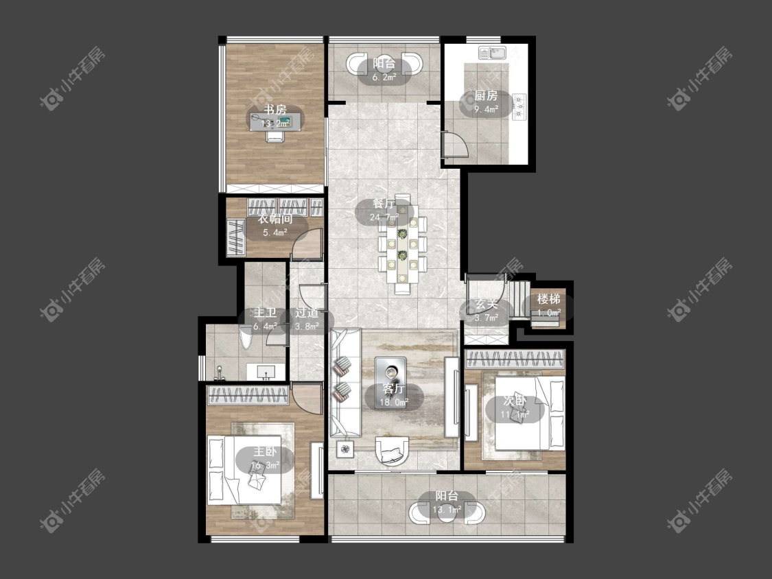 镇江吾悦华府（丹阳）在售二手房源户型图_小牛看房