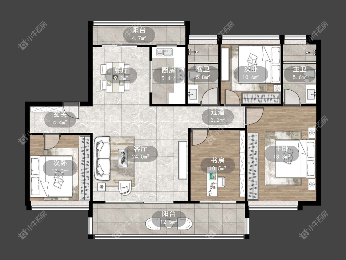 镇江凤熹台在售二手房源户型图_小牛看房