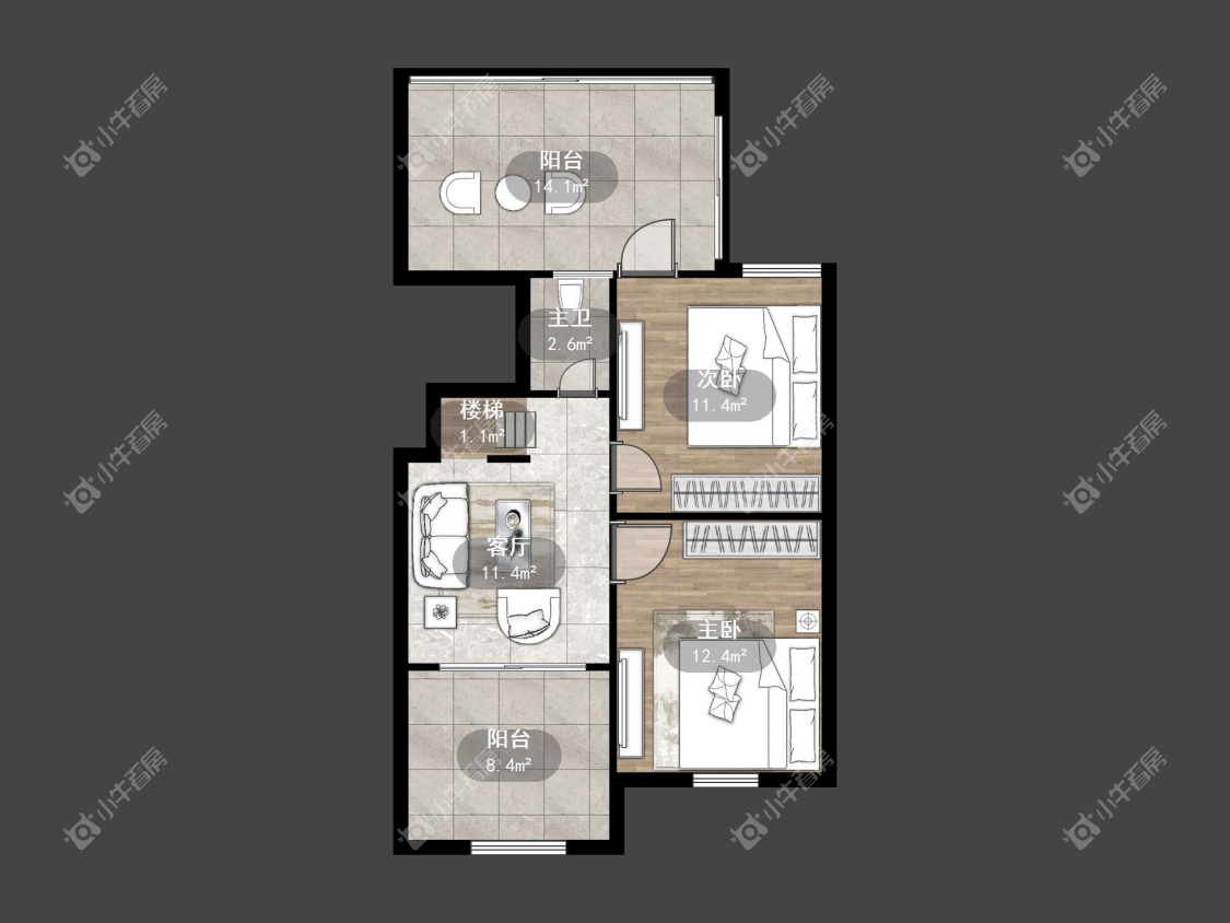 镇江新新家园在售二手房源户型图_小牛看房