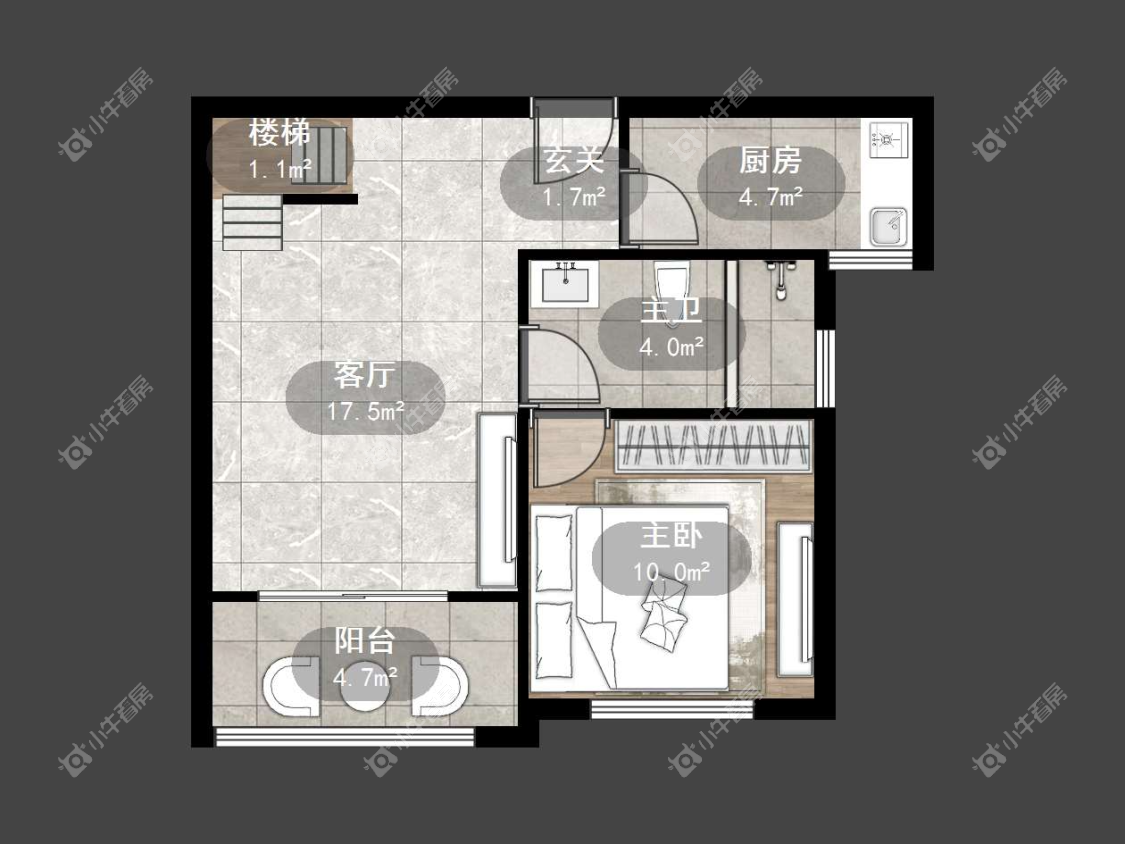 镇江惠和苑在售二手房源户型图_小牛看房
