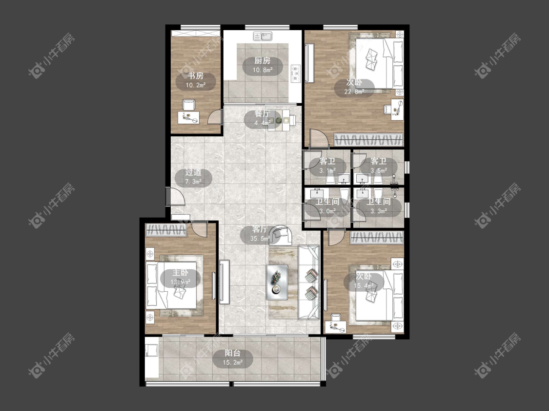 镇江和园在售二手房源户型图_小牛看房