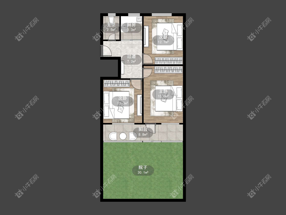 镇江麻巷门北路13弄在售二手房源户型图_小牛看房