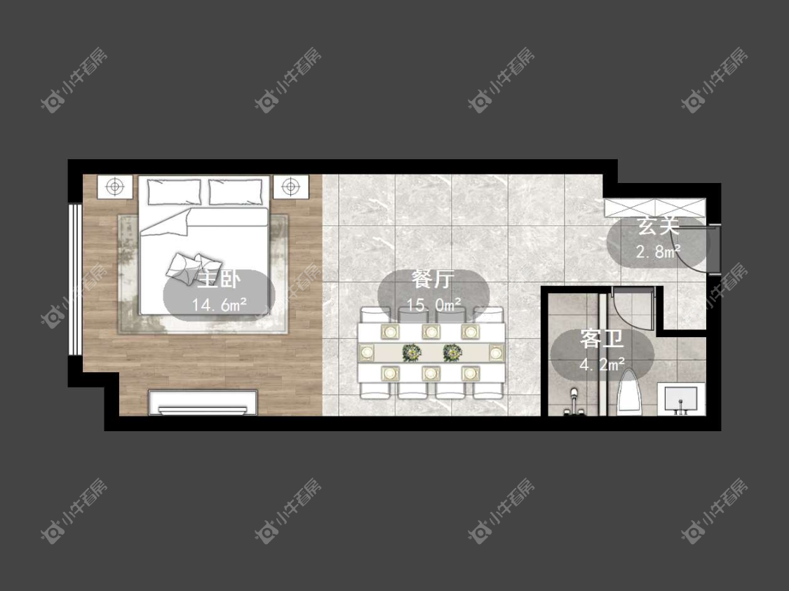 镇江华都锦城在售二手房源户型图_小牛看房