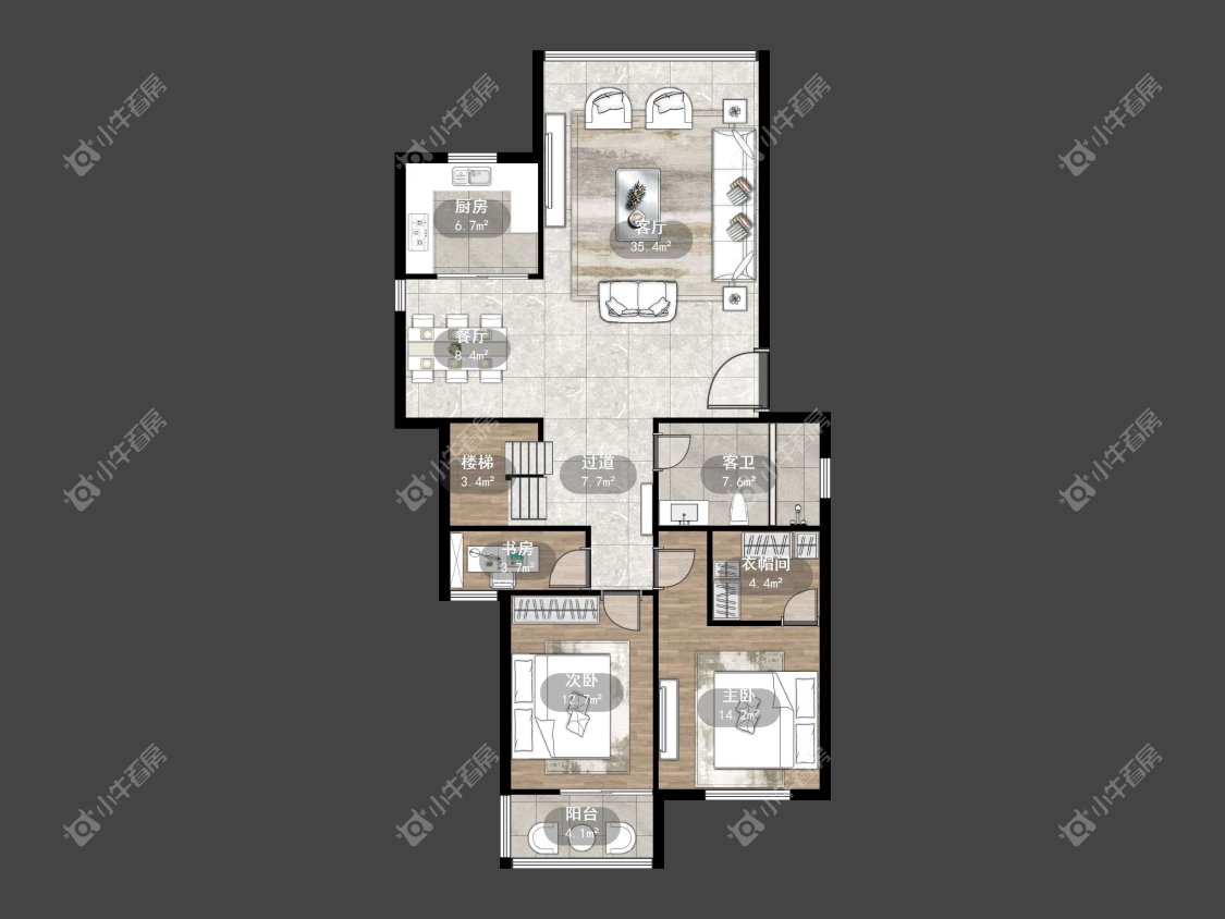 镇江凤翔花园在售二手房源户型图_小牛看房