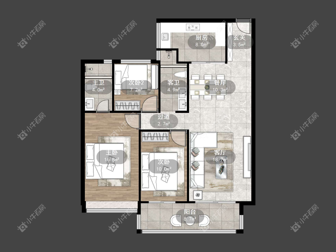 镇江凤熹台在售二手房源户型图_小牛看房