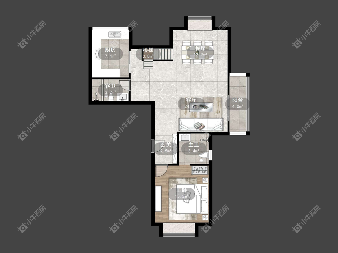 镇江名都新贵在售二手房源户型图_小牛看房