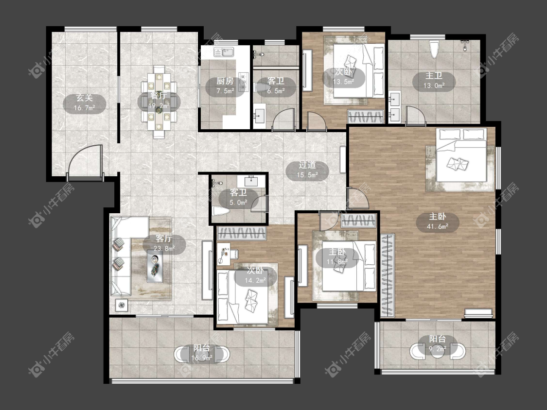 镇江御珑湾(丹阳)在售二手房源户型图_小牛看房