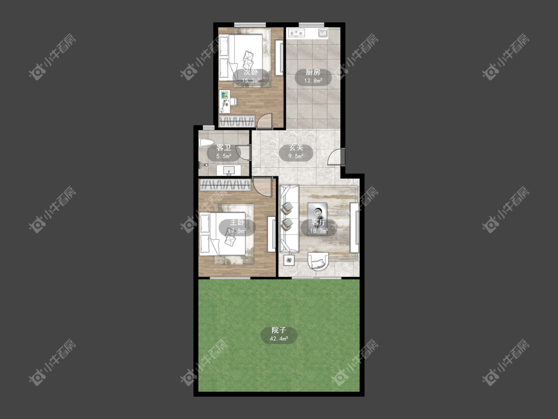 镇江和园在售二手房源户型图_小牛看房