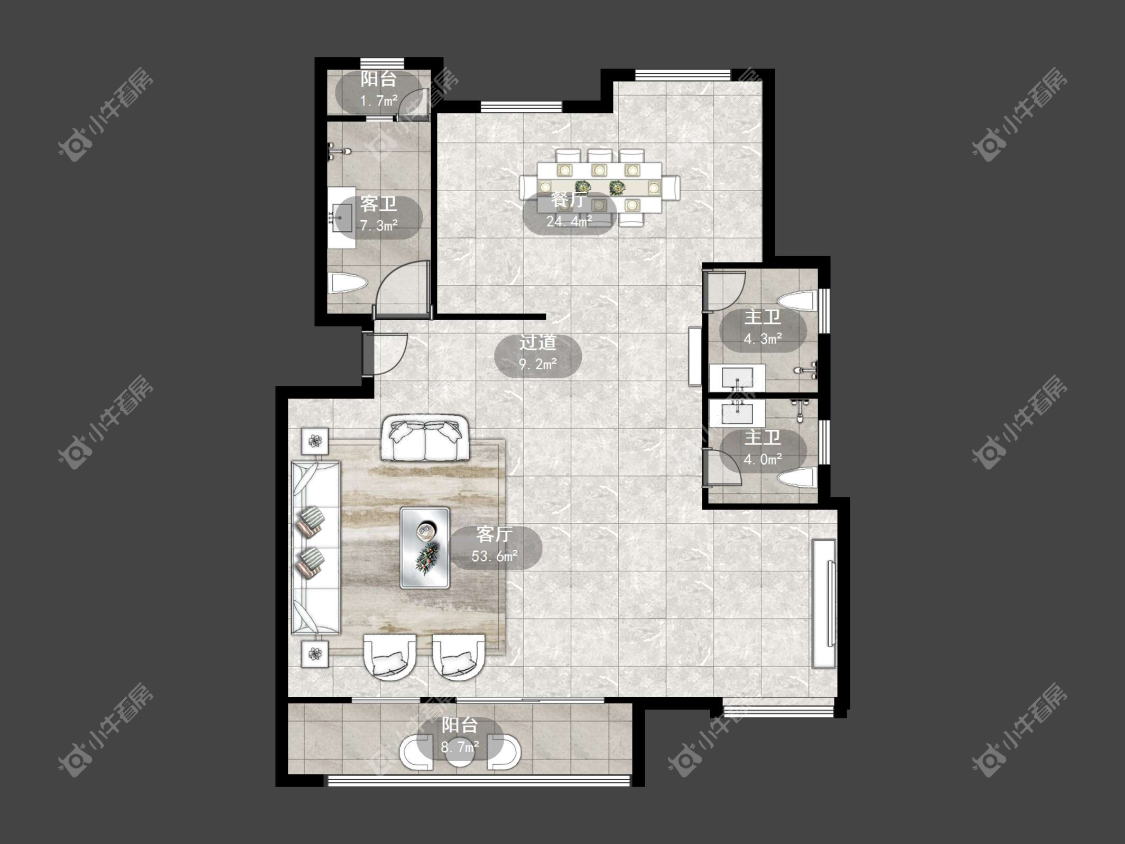 镇江翡翠林花园（天福花园）在售二手房源户型图_小牛看房