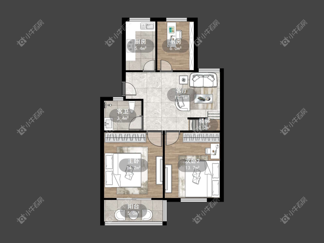 镇江新新家园在售二手房源户型图_小牛看房