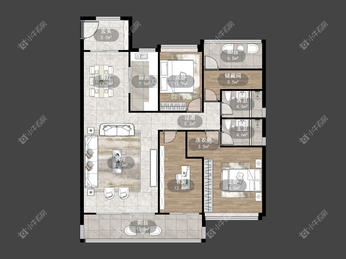 镇江凤熹台在售二手房源户型图_小牛看房