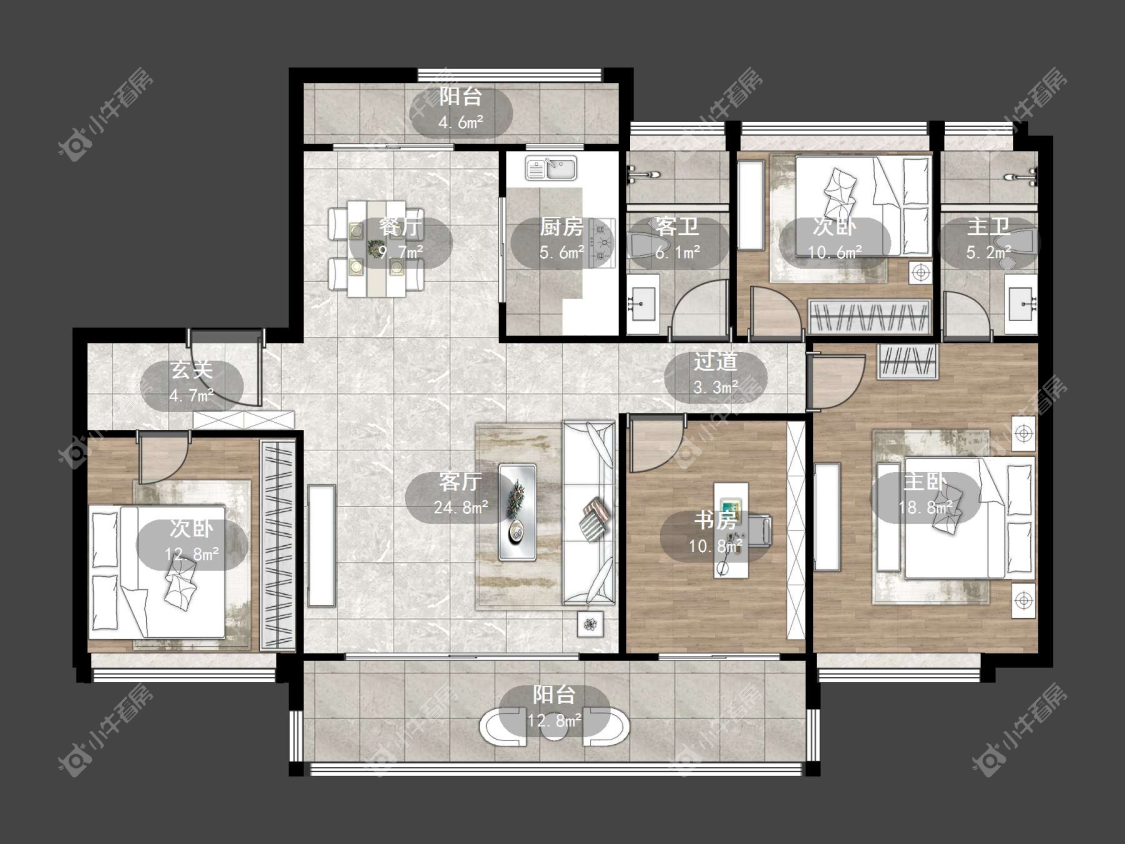 镇江凤熹台在售二手房源户型图_小牛看房