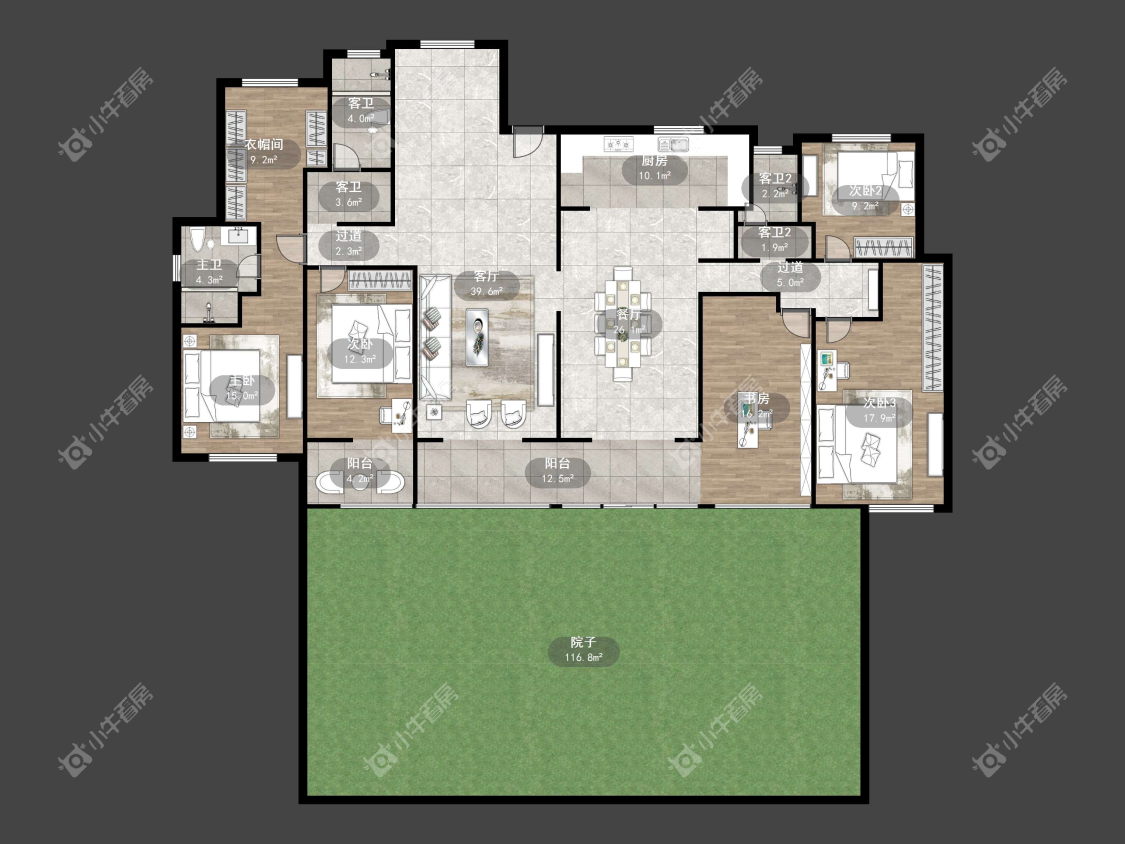 镇江荣城国际一期在售二手房源户型图_小牛看房