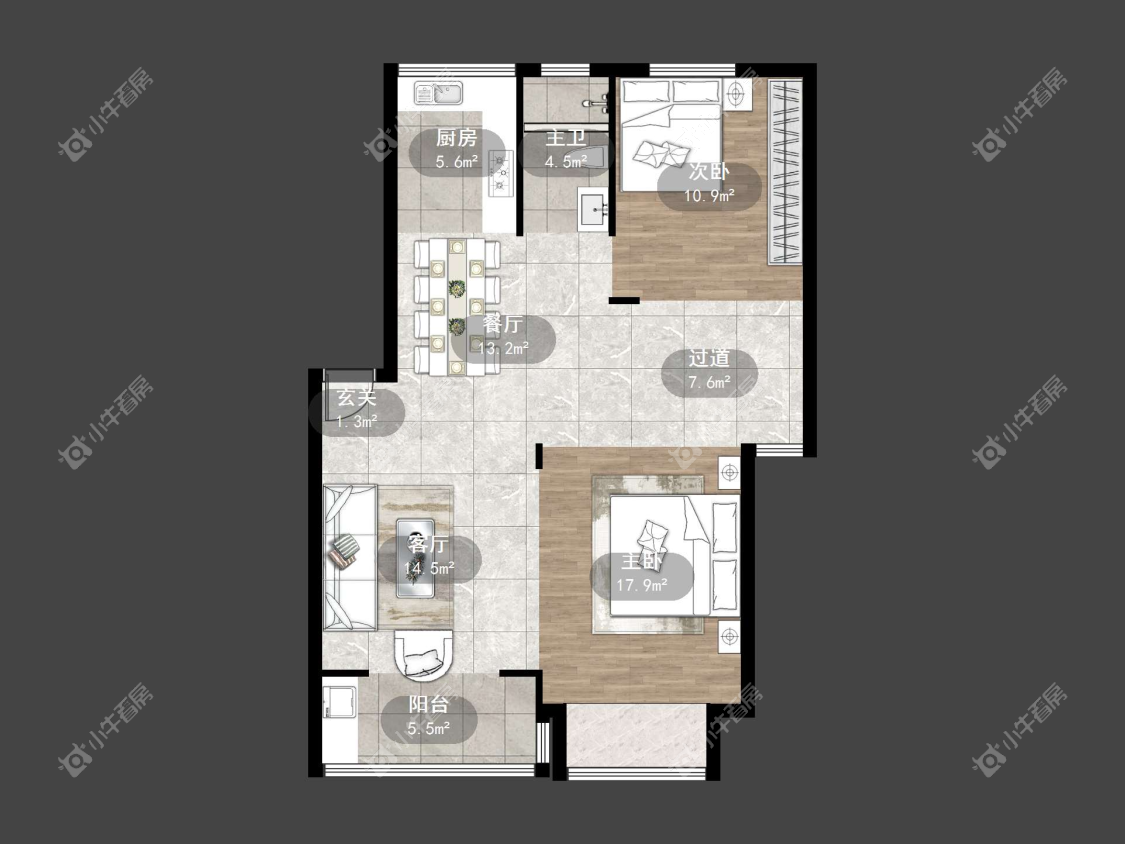 镇江锦绣江南在售二手房源户型图_小牛看房