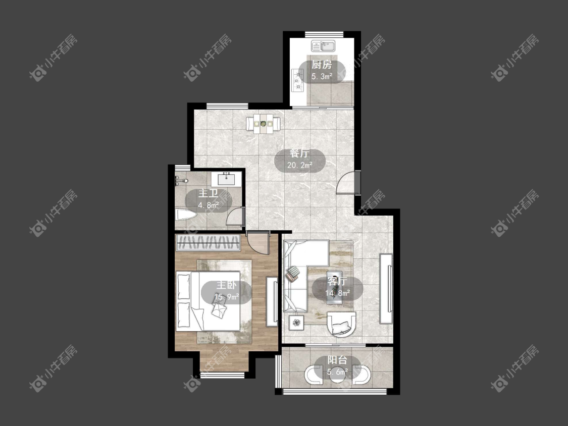 镇江芳草苑在售二手房源户型图_小牛看房