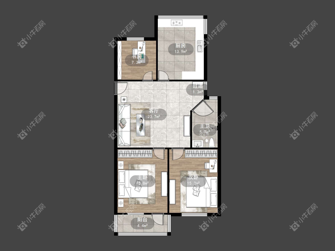 镇江东方苑在售二手房源户型图_小牛看房