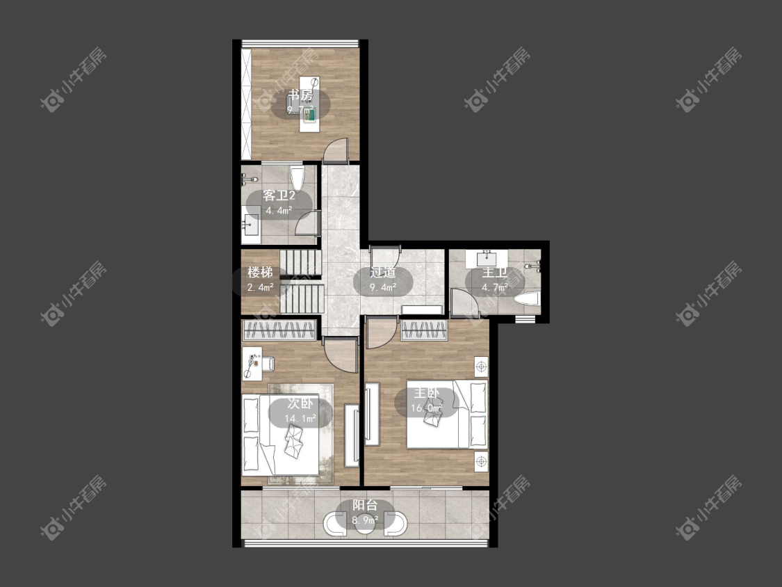 镇江天波城在售二手房源户型图_小牛看房